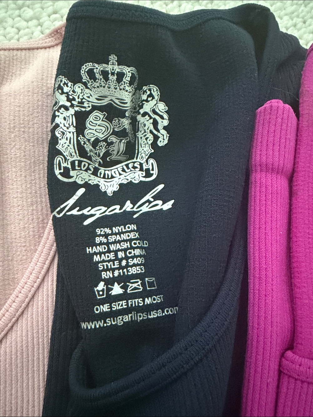 Sugarlips Ribbed Tank Tops - Multiple Colors - Picture 7 of 7